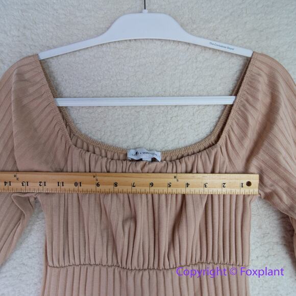 Lost + Wander Mimosa Mornings Midi‎ Dress, women's size small - Picture 9 of 16